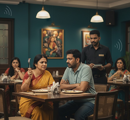 Dissatisfaction at restaurants